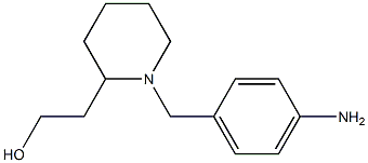 2-[1-(4-aminobenzyl)piperidin-2-yl]ethanol 구조식 이미지