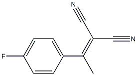 2-[1-(4-fluorophenyl)ethylidene]propanedinitrile 구조식 이미지