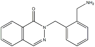 2-[2-(aminomethyl)benzyl]phthalazin-1(2H)-one 구조식 이미지