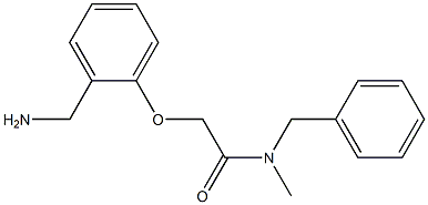 2-[2-(aminomethyl)phenoxy]-N-benzyl-N-methylacetamide Structure