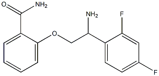 2-[2-amino-2-(2,4-difluorophenyl)ethoxy]benzamide 구조식 이미지