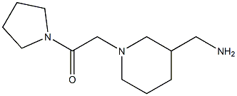 2-[3-(aminomethyl)piperidin-1-yl]-1-(pyrrolidin-1-yl)ethan-1-one Structure