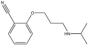 2-[3-(propan-2-ylamino)propoxy]benzonitrile Structure