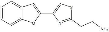 2-[4-(1-benzofuran-2-yl)-1,3-thiazol-2-yl]ethanamine Structure