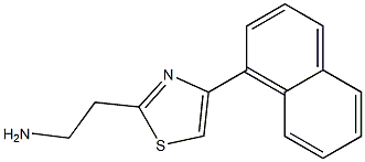 2-[4-(1-naphthyl)-1,3-thiazol-2-yl]ethanamine 구조식 이미지