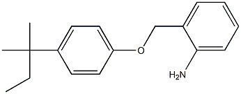 2-[4-(2-methylbutan-2-yl)phenoxymethyl]aniline Structure
