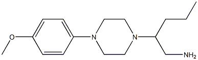 2-[4-(4-methoxyphenyl)piperazin-1-yl]pentan-1-amine 구조식 이미지