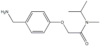 2-[4-(aminomethyl)phenoxy]-N-isopropyl-N-methylacetamide Structure