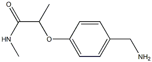 2-[4-(aminomethyl)phenoxy]-N-methylpropanamide Structure
