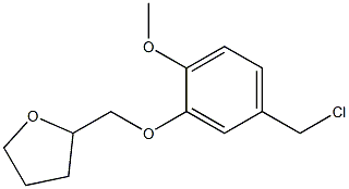 2-[5-(chloromethyl)-2-methoxyphenoxymethyl]oxolane Structure