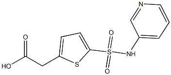 2-[5-(pyridin-3-ylsulfamoyl)thiophen-2-yl]acetic acid 구조식 이미지