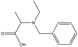 2-[benzyl(ethyl)amino]propanoic acid 구조식 이미지