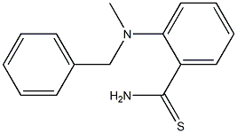 2-[benzyl(methyl)amino]benzene-1-carbothioamide Structure