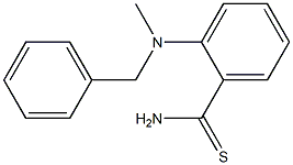 2-[benzyl(methyl)amino]benzene-1-carbothioamide 구조식 이미지