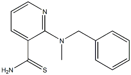 2-[benzyl(methyl)amino]pyridine-3-carbothioamide 구조식 이미지