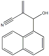 2-[hydroxy(naphthalen-1-yl)methyl]prop-2-enenitrile Structure
