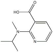 2-[methyl(propan-2-yl)amino]pyridine-3-carboxylic acid 구조식 이미지