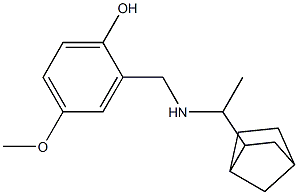 2-{[(1-{bicyclo[2.2.1]heptan-2-yl}ethyl)amino]methyl}-4-methoxyphenol Structure