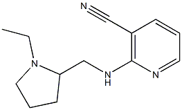 2-{[(1-ethylpyrrolidin-2-yl)methyl]amino}nicotinonitrile 구조식 이미지