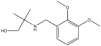 2-{[(2,3-dimethoxyphenyl)methyl]amino}-2-methylpropan-1-ol 구조식 이미지