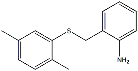 2-{[(2,5-dimethylphenyl)sulfanyl]methyl}aniline 구조식 이미지