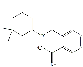 2-{[(3,3,5-trimethylcyclohexyl)oxy]methyl}benzene-1-carboximidamide Structure