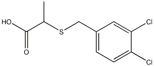 2-{[(3,4-dichlorophenyl)methyl]sulfanyl}propanoic acid Structure
