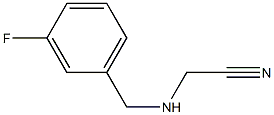 2-{[(3-fluorophenyl)methyl]amino}acetonitrile Structure