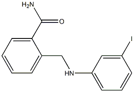2-{[(3-iodophenyl)amino]methyl}benzamide 구조식 이미지