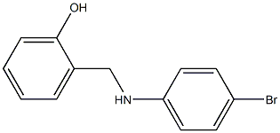 2-{[(4-bromophenyl)amino]methyl}phenol Structure