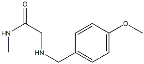 2-{[(4-methoxyphenyl)methyl]amino}-N-methylacetamide 구조식 이미지