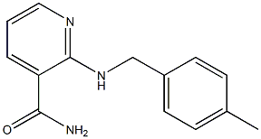 2-{[(4-methylphenyl)methyl]amino}pyridine-3-carboxamide 구조식 이미지