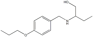 2-{[(4-propoxyphenyl)methyl]amino}butan-1-ol Structure