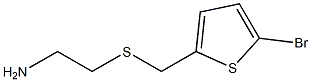 2-{[(5-bromothiophen-2-yl)methyl]sulfanyl}ethan-1-amine Structure