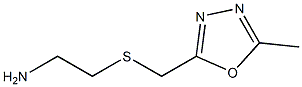 2-{[(5-methyl-1,3,4-oxadiazol-2-yl)methyl]sulfanyl}ethan-1-amine Structure