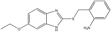 2-{[(6-ethoxy-1H-1,3-benzodiazol-2-yl)sulfanyl]methyl}aniline 구조식 이미지