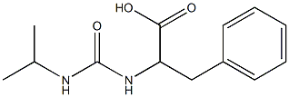 2-{[(isopropylamino)carbonyl]amino}-3-phenylpropanoic acid 구조식 이미지