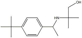 2-{[1-(4-tert-butylphenyl)ethyl]amino}-2-methylpropan-1-ol Structure