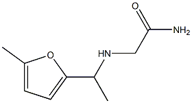 2-{[1-(5-methyl-2-furyl)ethyl]amino}acetamide Structure