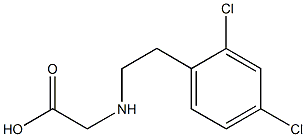 2-{[2-(2,4-dichlorophenyl)ethyl]amino}acetic acid Structure