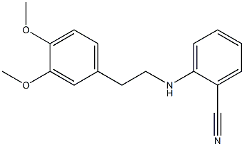 2-{[2-(3,4-dimethoxyphenyl)ethyl]amino}benzonitrile Structure