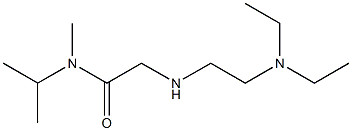 2-{[2-(diethylamino)ethyl]amino}-N-methyl-N-(propan-2-yl)acetamide Structure