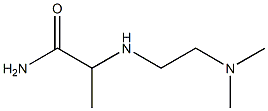 2-{[2-(dimethylamino)ethyl]amino}propanamide Structure