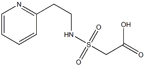 2-{[2-(pyridin-2-yl)ethyl]sulfamoyl}acetic acid 구조식 이미지