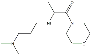 2-{[3-(dimethylamino)propyl]amino}-1-(morpholin-4-yl)propan-1-one Structure