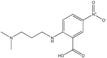 2-{[3-(dimethylamino)propyl]amino}-5-nitrobenzoic acid 구조식 이미지