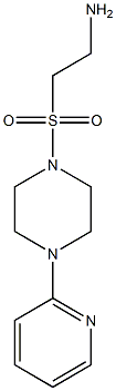 2-{[4-(pyridin-2-yl)piperazine-1-]sulfonyl}ethan-1-amine 구조식 이미지