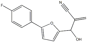 2-{[5-(4-fluorophenyl)furan-2-yl](hydroxy)methyl}prop-2-enenitrile Structure