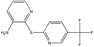 2-{[5-(trifluoromethyl)pyridin-2-yl]sulfanyl}pyridin-3-amine Structure