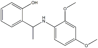 2-{1-[(2,4-dimethoxyphenyl)amino]ethyl}phenol 구조식 이미지
